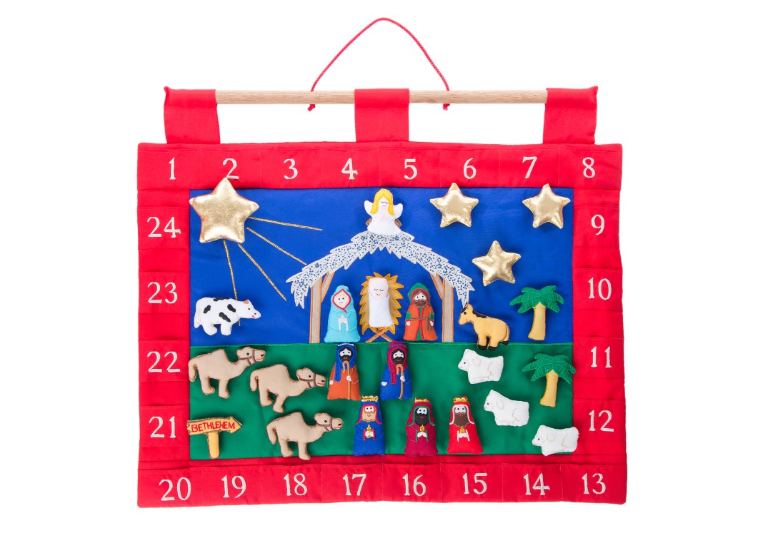 Advent Calendar To Bags And Xmas Felt Fill, For 24 Quality Decor Cloth High